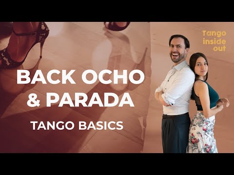 TANGO BASICS: Back Ochos & Parada #tango #dance #tutorial