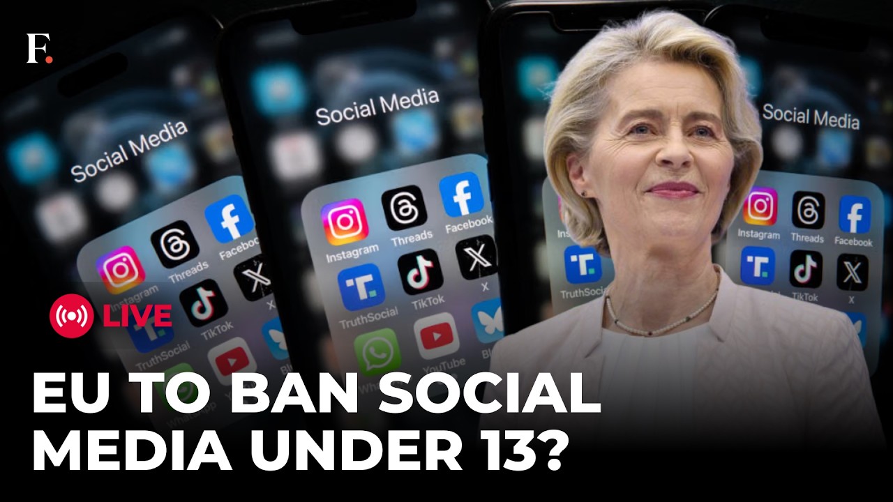 LIVE: EU Kids Act Unveiled | Von der Leyen Targets Social Media To Protect Children