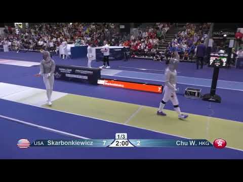 World Championships 2023 SWS - L64 - Magda Skarbonkiewicz USA v Chu Wing Kiu HKG