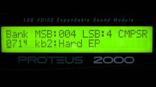 Video thumbnail for E-mu Proteus 2000 'Composer' Rom Presets Part 1 by Stripped Productions