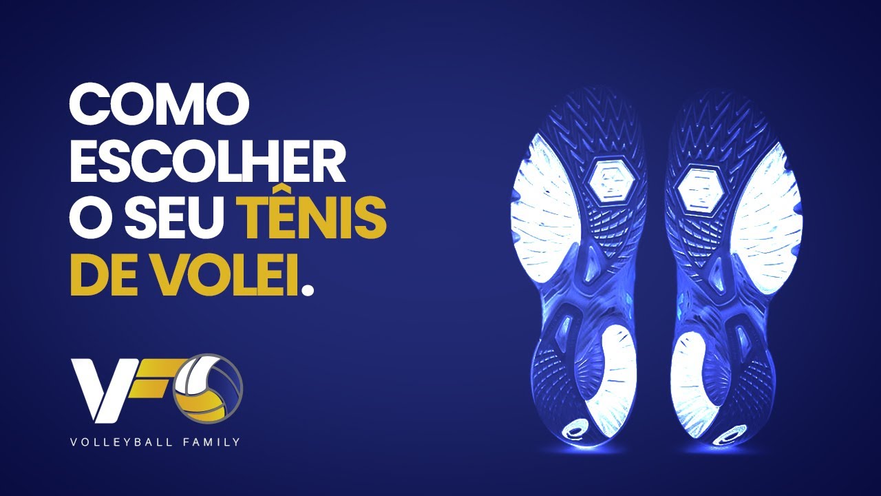Como escolher o tenis de volei