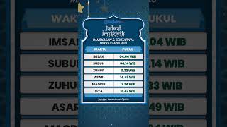 Jadwal Salat & Imsakiyah 2 April 2023 untuk Wilayah Kabupaten Pamekasan Madura dan Sekitarnya