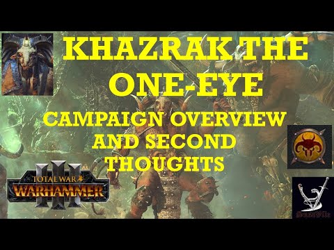 Total War: Warhammer 3 Immortal Empires Khazrak the One Eye - Beastmen overview, guide