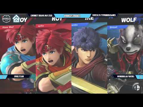 Gwinnett Brawl May 2019 - Spike/Stain VS Wenbobular/Shizoli - Doubles W. Round 1