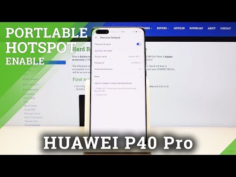 How to Enable Portable Hotspot in Huawei P40 Pro – Set Up Wi-Fi Sharing