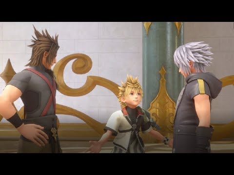 Kingdom Hearts 3 (PS4) Riku And Terra Have A Moment - Limit Cut Episode HD 1080p - REmind DLC