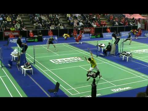Swiss Open 2010 - MS - round 2 - Gade vs Park