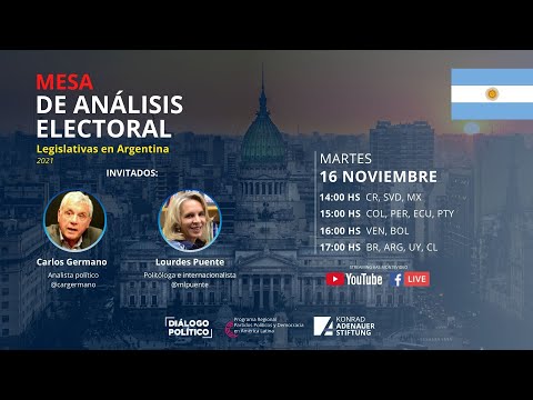 Mesa de Análisis Electoral - Legislativas en Argentina 2021