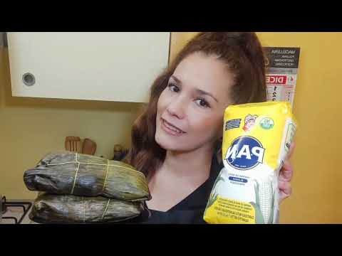 Cómo hacer TAMALES COLOMBIANOS con harina pan