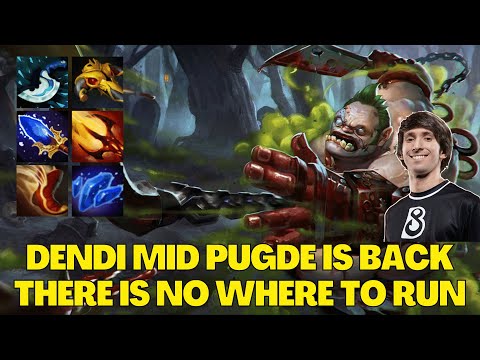 Dendi Signature Midlane PUDGE is Back - Dota 2 Pro Gameplay