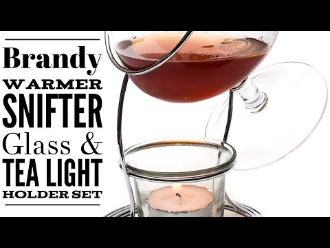 How to warm up Brandy / Cognac - Brandy Warmer Set