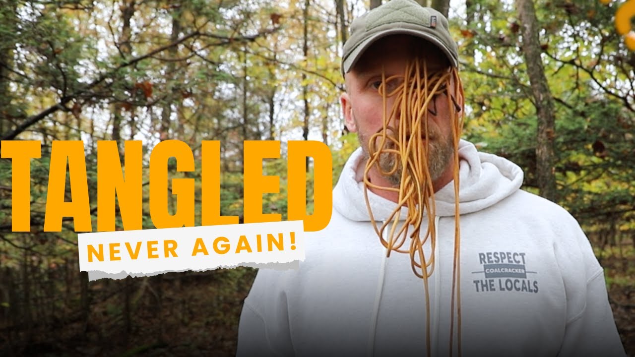 Never EVER have Tangled Rope AGAIN!!! How to tie up rope that doesn't tangle!