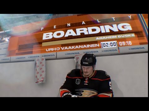 NHL 23 Penalty - Boarding - Urho Vaakanainen Anaheim Ducks (PS5)