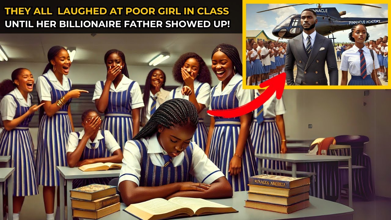 Classmates Laughed at The Poor Girl Until Her Billionaire Father Arrived! #africanfolktales
