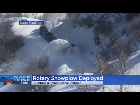 Rotary Snowplow Clears Cumbres & Toltec Scenic Railroad