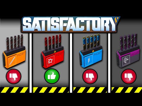 BEST AMMO for REBAR GUN in Satisfactory 1.0