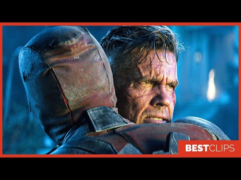 Deadpool Hugs Cable Scene | Deadpool 2 (2018) Movie CLIP 4K