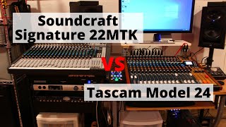Video thumbnail for Switching TO Tascam Model 24 FROM Soundcraft Signature 22MTK by Soundcast Studios