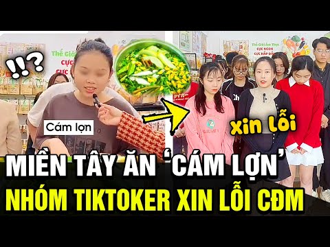 , title : 'Nói đồ ăn miền Tây là 'CÁM LỢN', nhóm Tiktoker lên tiếng xin lỗi người dân | TB Trends'