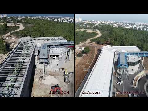 Construcción e Instalación: Proyecto del teleférico en Haifa, Israel