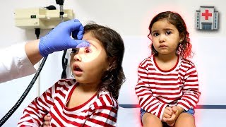 ELLE WOKE UP WITH PINK EYE!!! **WE HAD TO RUSH HER TO THE DOCTORS**