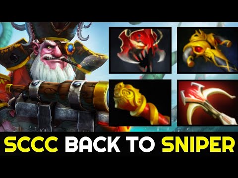 SCCC back to Sniper — Godlike with Full Damage Build 7.27 Dota 2