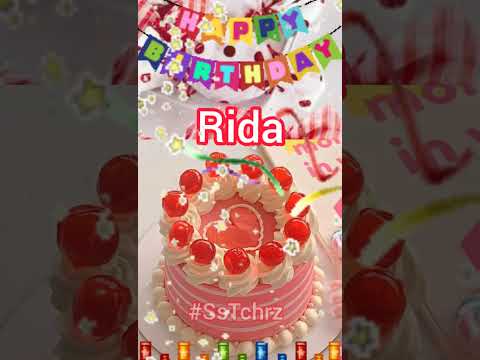 Rida | Happy Birthday | Happy Birthday WhatsApp Status with Name | WhatsApp Status |