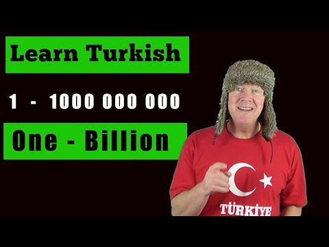 Learn Turkish Numbers from One to Billion | Count in Turkish | Turkish Numbers Song