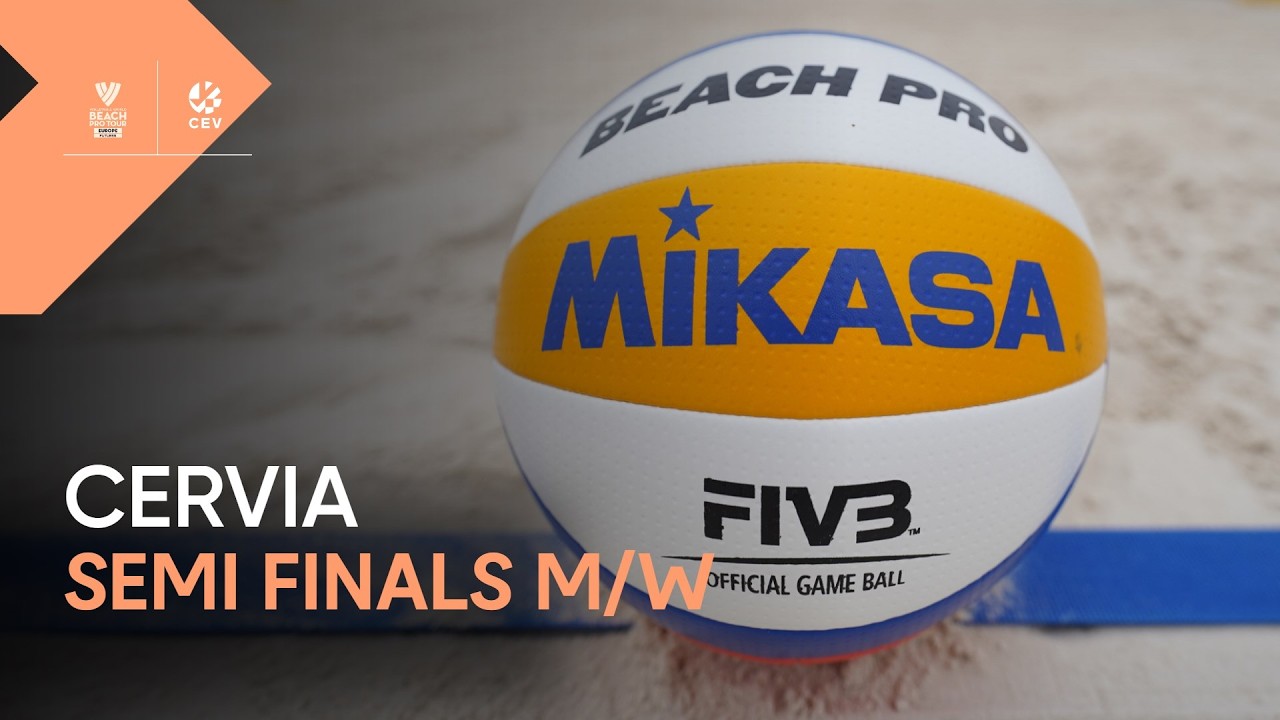 LIVE | 2026 Volleyball World Beach Pro Tour Futures | Cervia | Semi Finals M/W