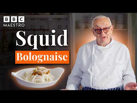 A unique squid bolognaise prepared with Pierre Koffmann | Meet Your Maestro | BBC Maestro