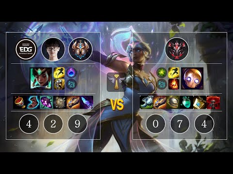 EDG Meiko Karma vs Blitzcrank Sup - KR Challenger Patch 10.10