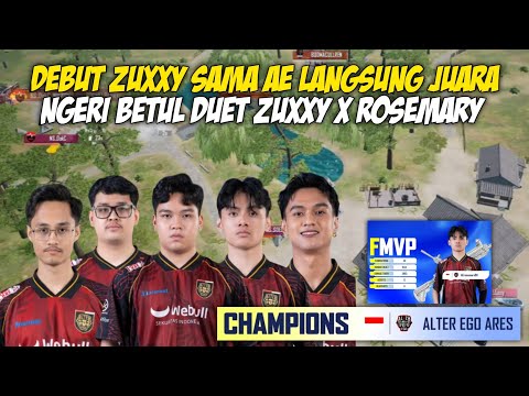 DEBUT ZUXXY LANGSUNG JUARA DI AE! ROSEM MVP | HIGHLIGHT OERJUA AE DI HARI TERAKHIR 