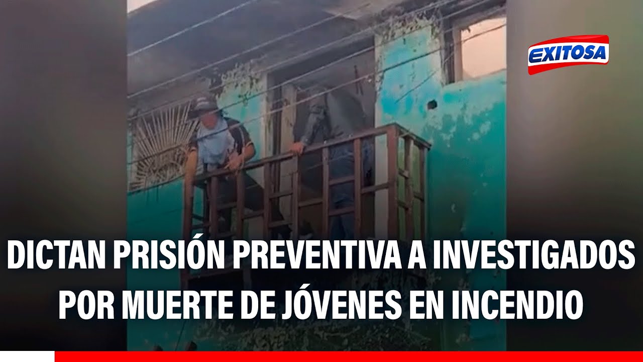 🔴🔵 Puno: Dictan prisión preventiva para investigados por muerte de 10 jóvenes en trágico incendio