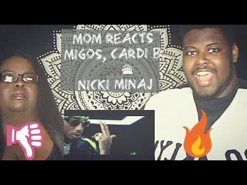 (Mom Reacts) Migos, Nicki Minaj, Cardi B - MotorSport |REACTION|