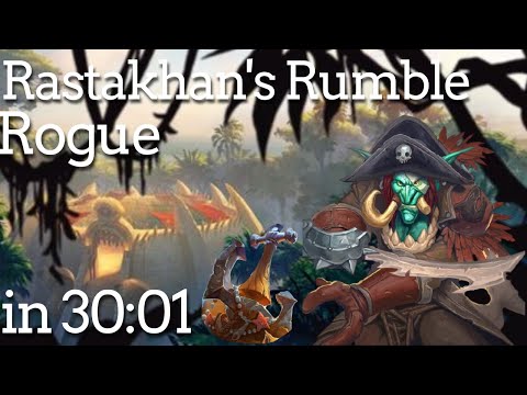 Hearthstone: Rastakhan's Ruble Rogue in 30:01