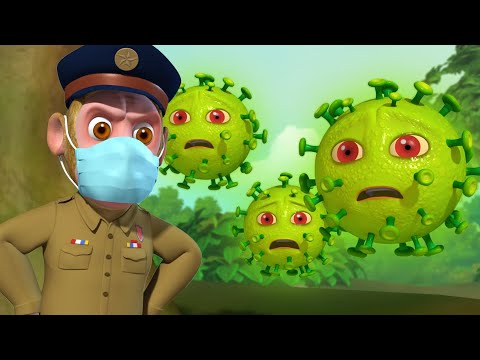 Police Koti Mama mariyu Mask | Telugu Rhymes for Children | Infobells