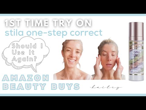 Does stila One Step Correct Work? Before & After: Watch My Live 1st Impressions & 1st Time Trying On
