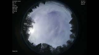 2026-04-29 All sky camera capture from Poiana Rusca Mountains, Romania