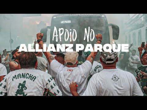 Apoio da Torcida do Palmeiras no Allianz Parque.