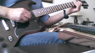 Video thumbnail for Gibson SGJ Made in USA 2013 model & Roland Cube 80XL guitar amp by Raul E De La Garza