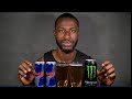 ASMR DRINKING RED BULL ENERGY DRINK ASMR AND MONSTER ENERGY DRINK ASMR