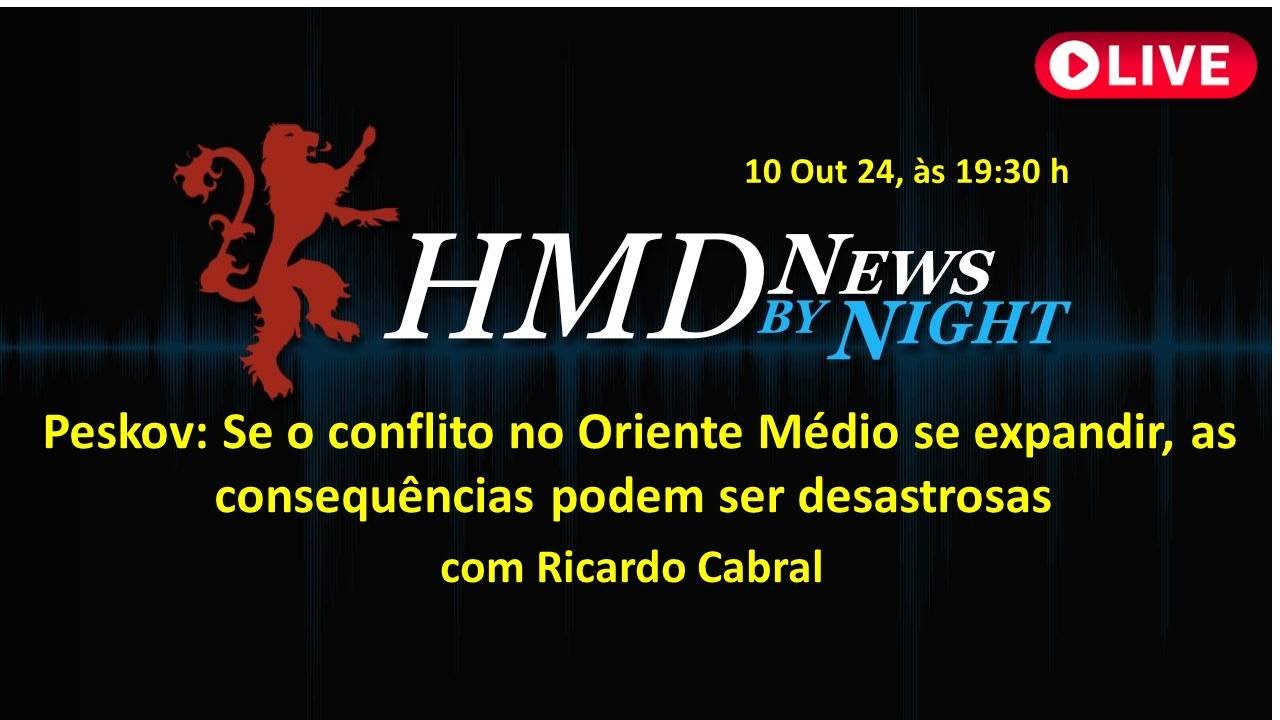 Peskov: Se o conflito no Oriente Médio se expandir, as consequências podem ser desastrosas