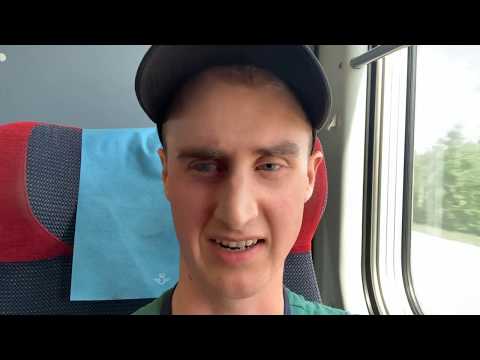 Tågresa till Lappland - Del 2, tågbyte i Boden och resan upp till Kiruna