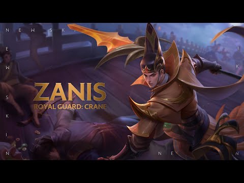 Skin Spotlight | Zanis - Royal Guard: Crane | Arena of Valor - TiMi