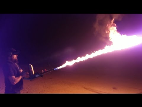 Handheld Flame Thrower 35 Feet of FIRE - CIVILIAN LEGAL - XM42