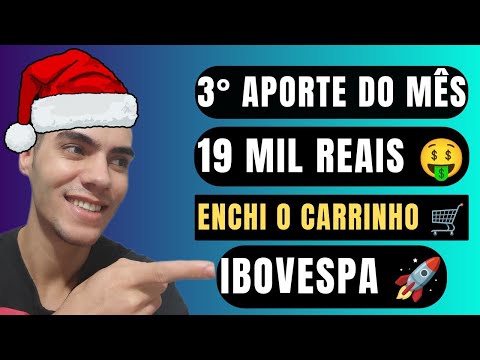 3° APORTE DE DEZEMBRO/ POUCAS OPÇÕES DE COMPRA!