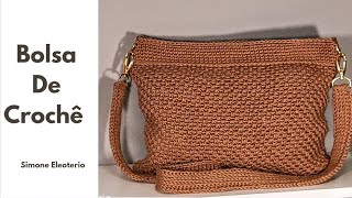 BOLSA DE CROCHÊ passo a passo Simone Eleoterio
