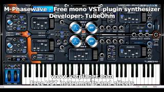 Video thumbnail for M-Phasewave - Free mono VST plugin synthesizer - vstplanet.com by Plugins Collection
