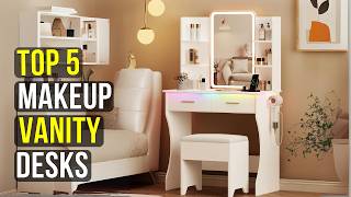 5 Vanity Desks That Solve Your Clutter Problem