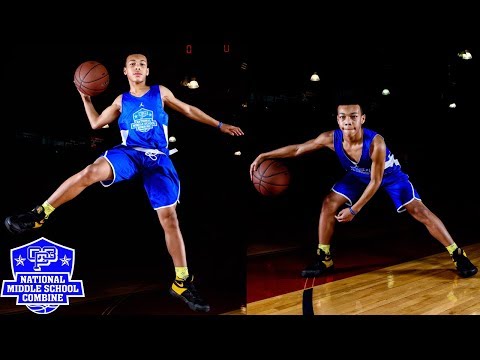 Kayden Lamebull-Ingram REPS FOR ALASKA at the 2017 CP3 National Middle School Combine